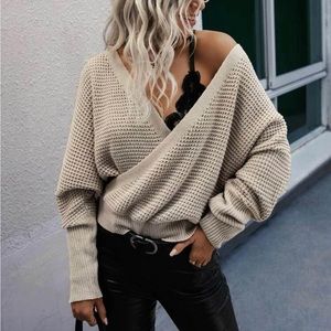 Off the shoulder sweater